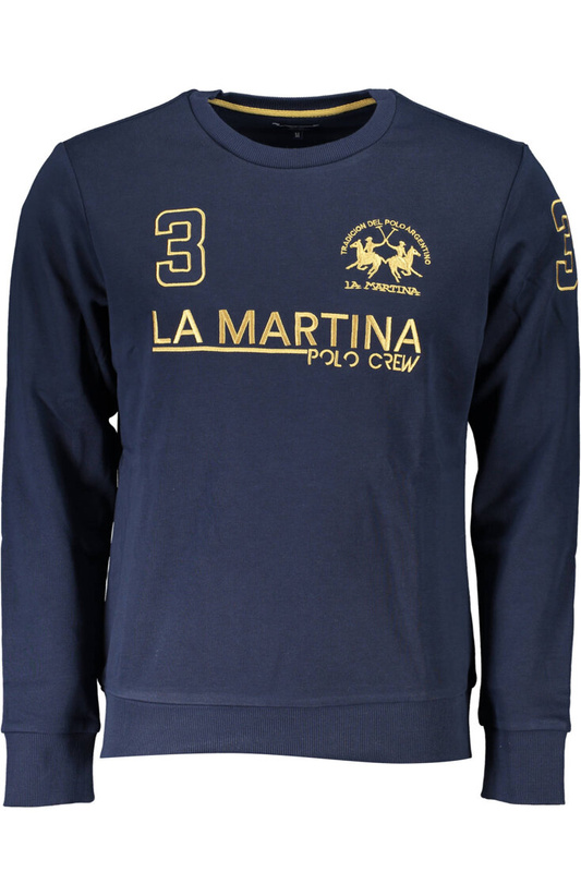 LA MARTINA BLAUES HERREN-SWEATSHIRT OHNE REISSVERSCHLUSS