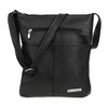 Damenleder Handtasche Beltimore Black A4 934 Leder