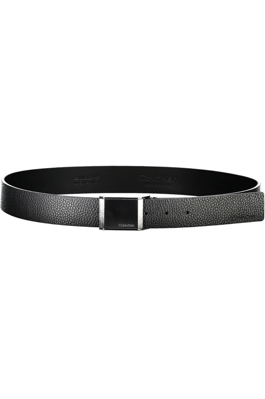 CALVIN KLEIN BLACK MAN LEATHER BELT