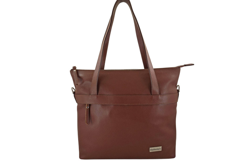 Leather shoulder shopper bag Barberini's