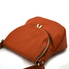 Women's leather messenger bag, roomy over the shoulder