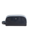 Toiletry bag for travels Colorful Thani by DUDU in soft coloured leather with double zipper. Versatile wash bag, ideal for travelling in style and functionality.