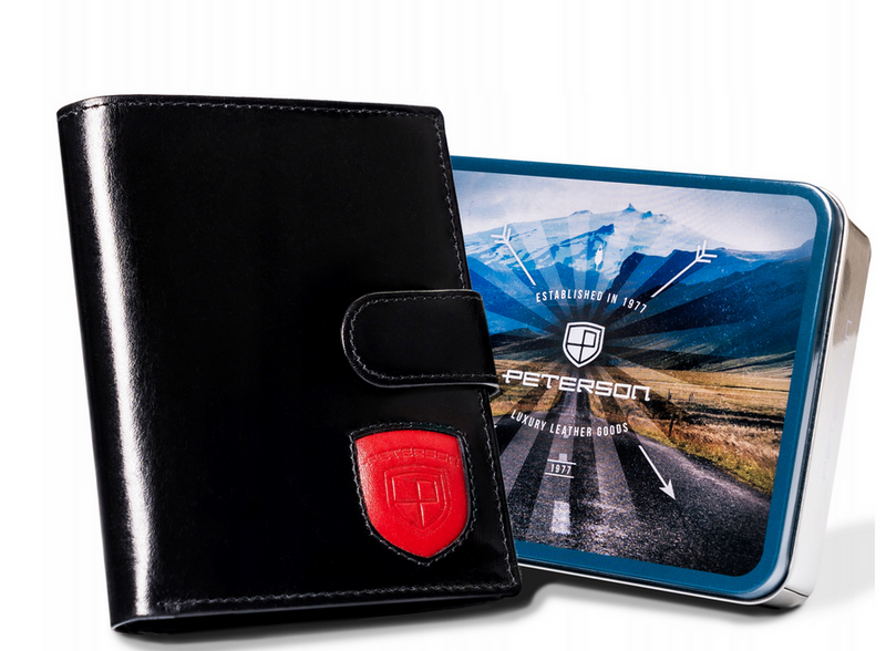 Leather's wallet RFID PETERSON PTN 22307L-VT-T