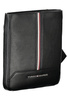 TOMMY HILFIGER MEN&#39;S BLACK SHOULDER BAG