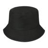 Double-sided bucket hat cap black eggplant cap-m-33