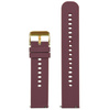 U27 rubber watch strap - purple/gold - 18mm