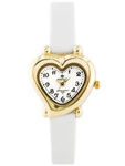 PERFECT CHILDREN'S WATCH - communion - heart white (zp836a)