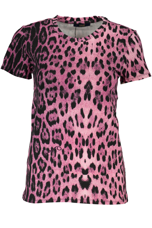 CAVALLI CLASS DAMEN KURZARM T-SHIRT ROSA