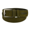 BELTIMORE green men's leather belt box A85 : Colors - green, Strap size - r.85-100 cm