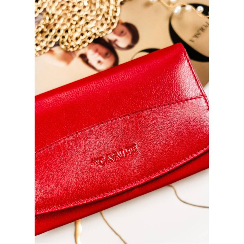 Women's leather long wallet 4U Cavaldi