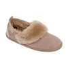 Warm women's sheepskin slippers made of wool