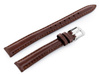 Watch leather strap - CASIO - dark brown III - 12mm