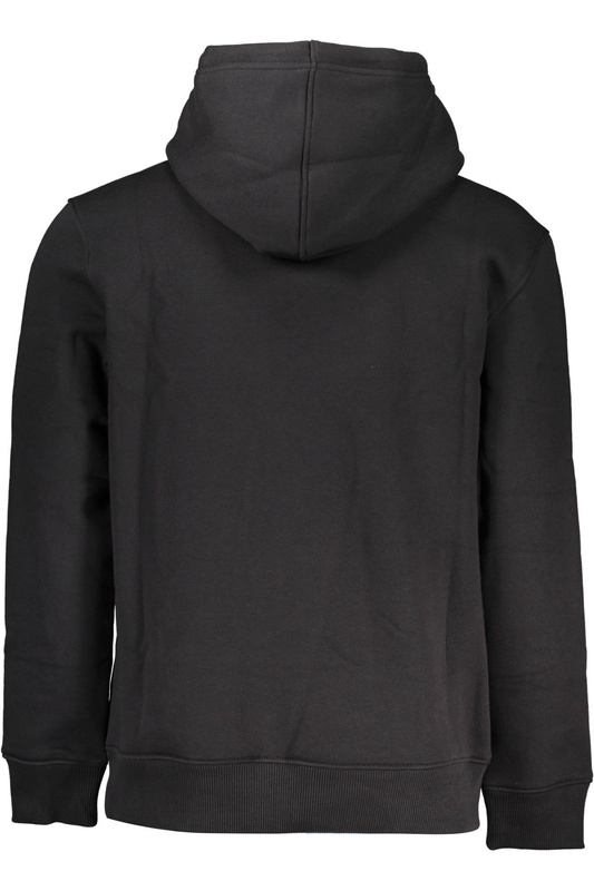 CALVIN KLEIN MEN&#39;S BLACK ZIPLESS SWEATSHIRT