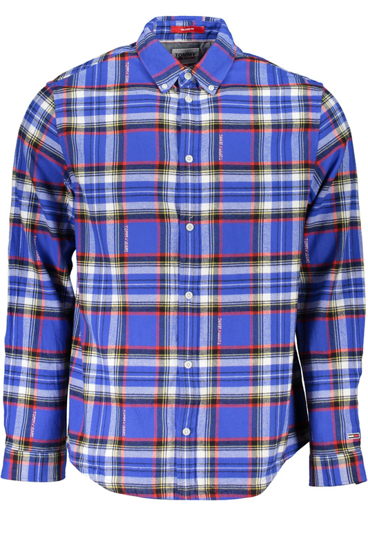 TOMMY HILFIGER MEN&#39;S LONG SLEEVE SHIRT BLUE