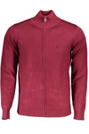 US GRAND POLO MEN&#39;S RED CARDIGAN