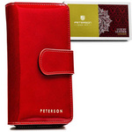 Elegant women's vertical wallet Peterson RFID