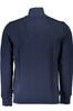 LA MARTINA MEN&#39;S BLUE ZIPPED SWEATSHIRT