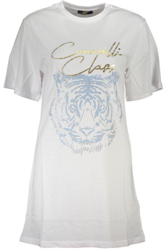 CAVALLI CLASS T-SHIRT KURZARM DAMEN WEISS