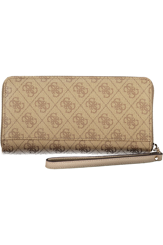 GUESS JEANS WOMEN&#39;S WALLET BEIGE