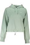 FILA WOMEN&#39;S GREEN SWEATSHIRT WITHOUT ZIP