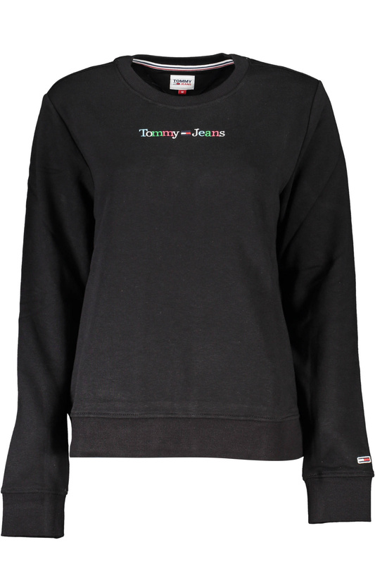 TOMMY HILFIGER SWEATSHIRT WITHOUT ZIP WOMEN BLACK