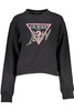 GUESS JEANS SWEATSHIRT WITHOUT ZIP WOMAN BLACK