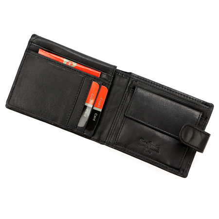 Pierre Cardin men's leather zip wallet