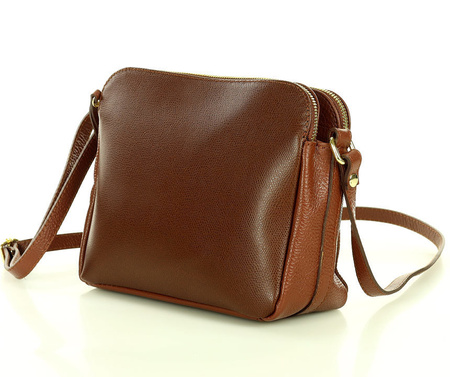 Women's leather messenger bag - MARCO MAZZINI