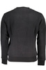 LA MARTINA BLACK MEN&#39;S ZIPLESS SWEATSHIRT