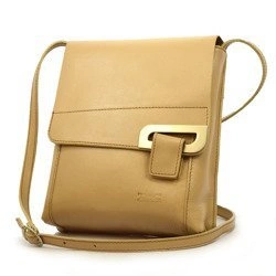 Leather women's elegant shoulder messenger bag