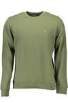 NAPAPIJRI GREEN MEN&#39;S ZIPLESS SWEATSHIRT