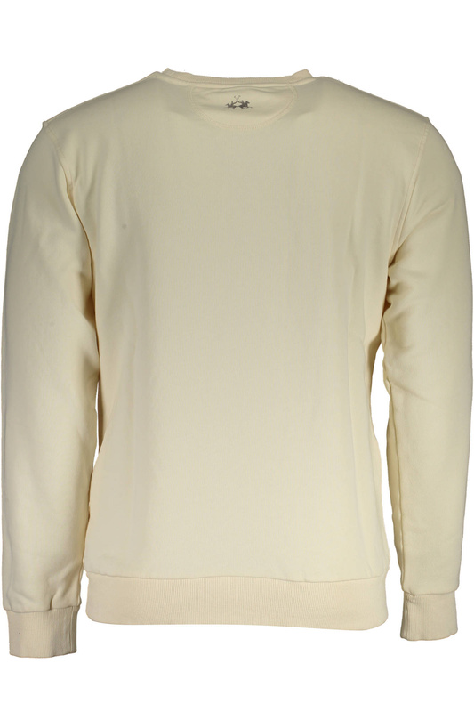 LA MARTINA WHITE MEN&#39;S SWEATSHIRT WITHOUT ZIP