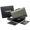 Elegant women's leather wallet with RFID Cavaldi