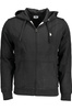 US POLO SWEATSHIRT WITH ZIP BLACK MAN