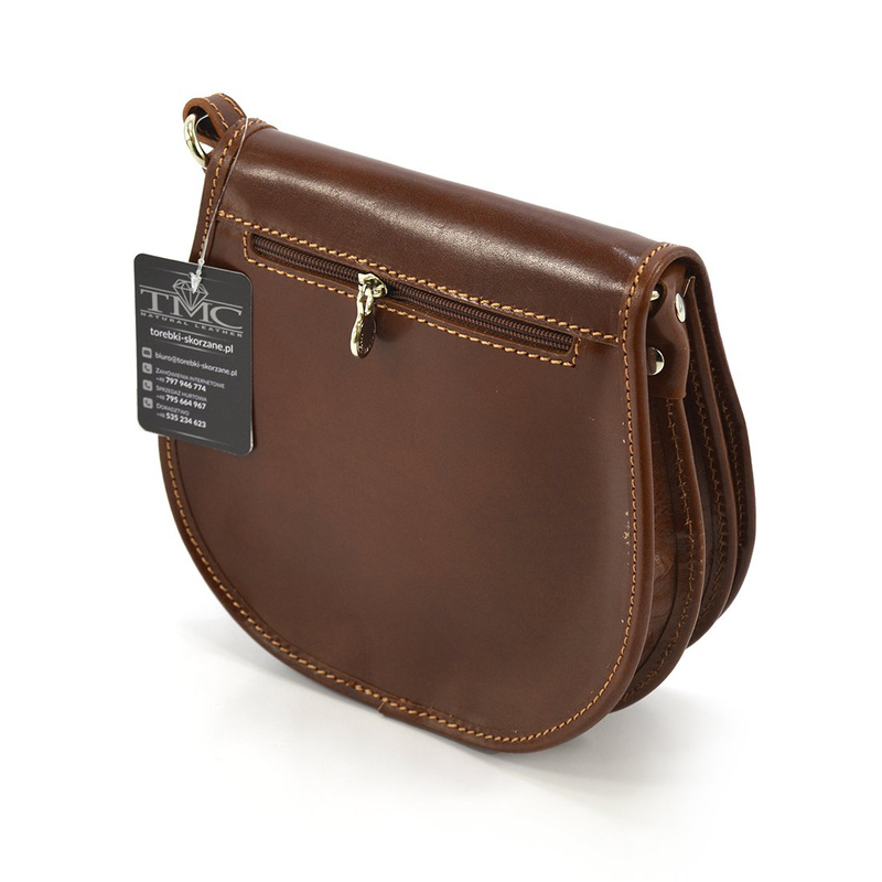 Classic unique women's leather messenger bag