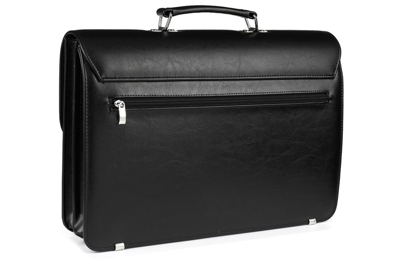 Black male briefcase Beltimore elegant briefcase capacious W37