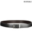 CALVIN KLEIN BROWN MEN&#39;S LEATHER BELT