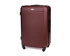 Solier Hartschalen Koffer Trolley 4 Rollen Reisekoffer Teleskopgriff und Kombinationsschloss ABS STL946 (Rosa Gold, L)