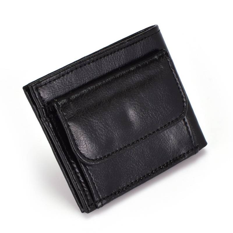 Elegant handheld men's leather Elkor wallet