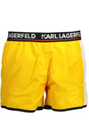 KARL LAGERFELD BEACHWEAR SWIMSUIT PARTS UNDER MAN YELLOW