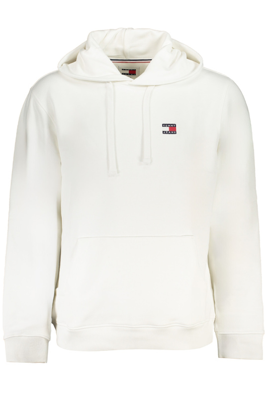 TOMMY HILFIGER WEISSES SWEATSHIRT FÜR HERREN MIT REISSVERSCHLUSS