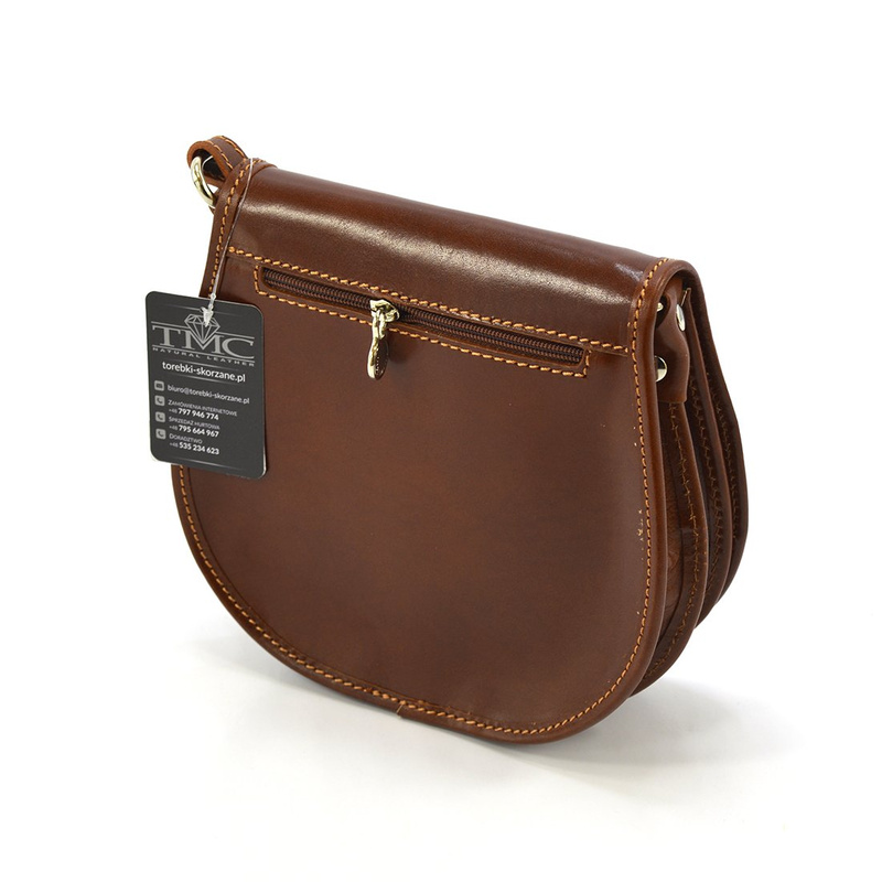 Classic unique women's leather messenger bag