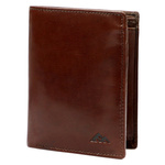 EL FORREST Men's Foldable Leather Wallet with RFID