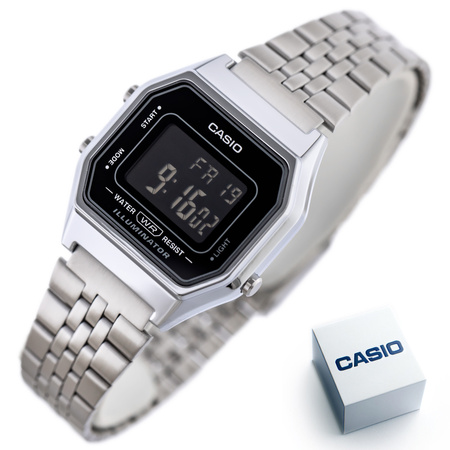 ZEGAREK DAMSKI CASIO LA680WA-1B  (zd631c) + BOX