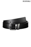 CALVIN KLEIN BLACK MAN LEATHER BELT