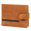 Leather, elegant, roomy men's wallet from Nordee