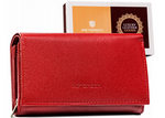 Leather wallet RFID PETERSON PTN RD-22-GCL