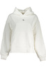 CALVIN KLEIN WOMEN&#39;S SWEATSHIRT WITHOUT ZIP WHITE