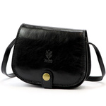 Elegant leather women's crossbody bag