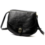 Leather elegant women's messenger bag by Florence